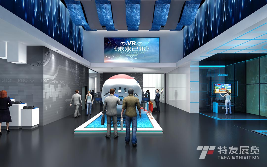 泰豪VR产业园数字展厅——数字多媒体展厅设计